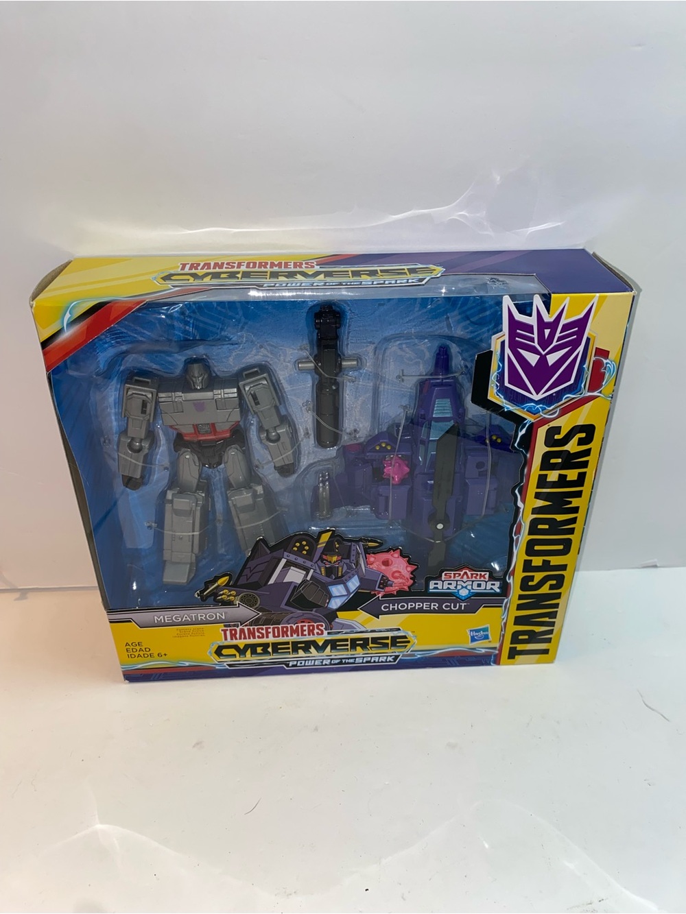 Transformers Power of the Spark Cyberverse [ Megatron + Chopper Cut ] NEW
